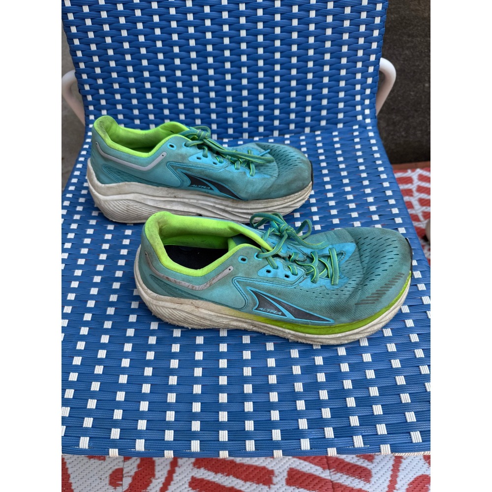 Altra Paradigm 7 Mens Running Shoes Blue Lime Green AL0A82BW740 Size 10